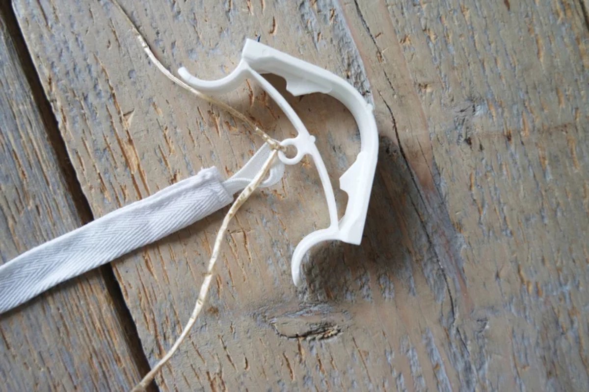 Slingerklemmen set van 2 wit