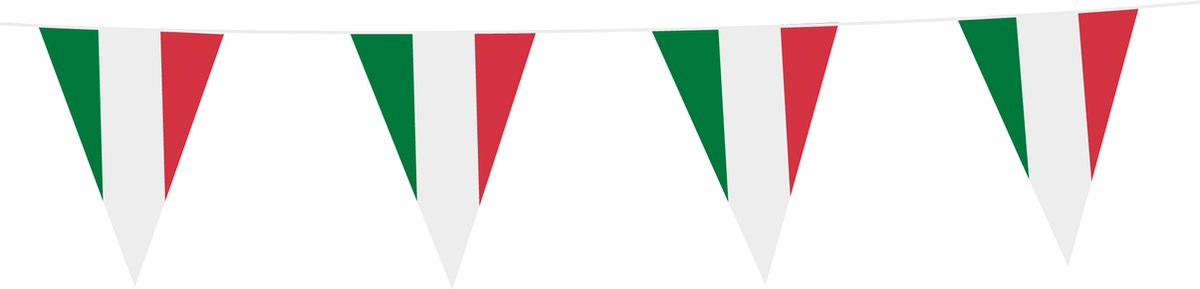 Vlaggenlijn Italië 10 Meter - Voetbal EK WK Landen Feest Versiering Decoratie