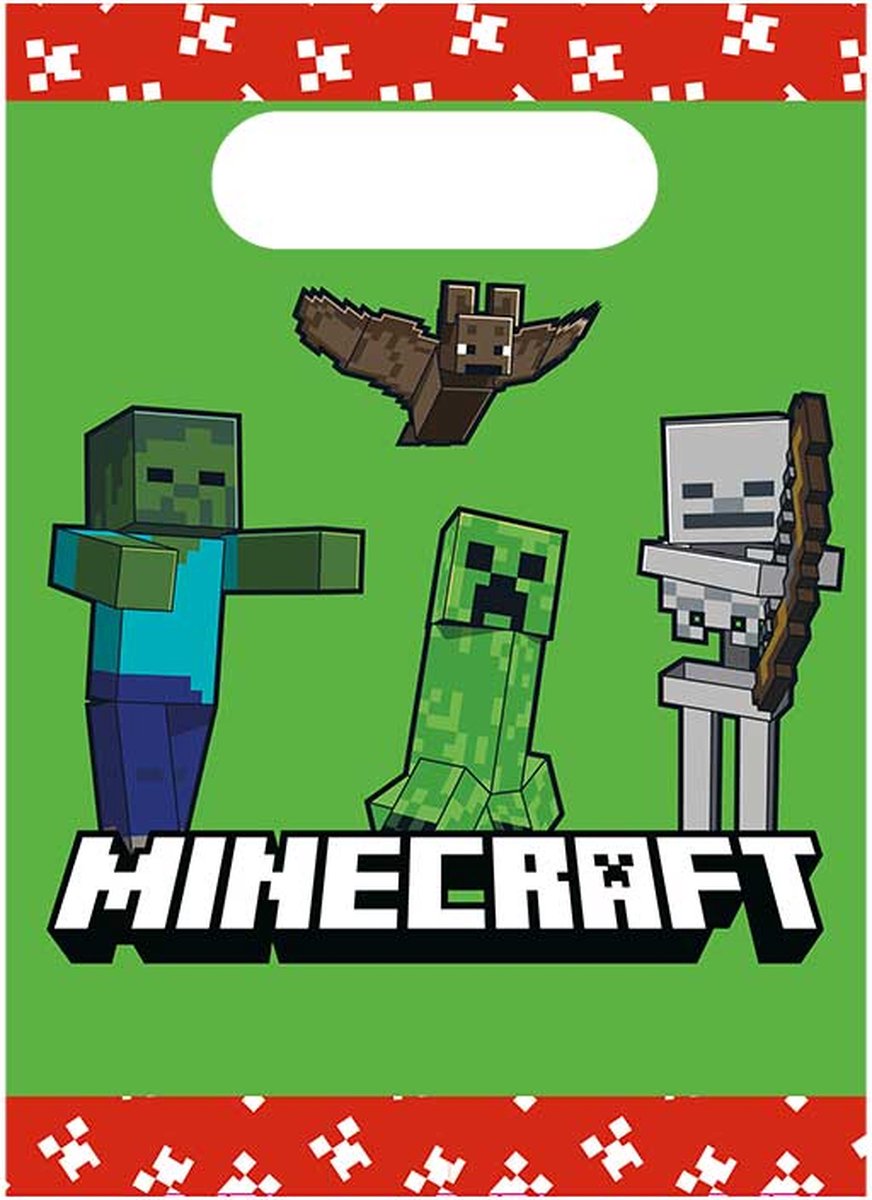 Wefiesta - Minecraft - Uitdeelzakjes (4 stuks)
