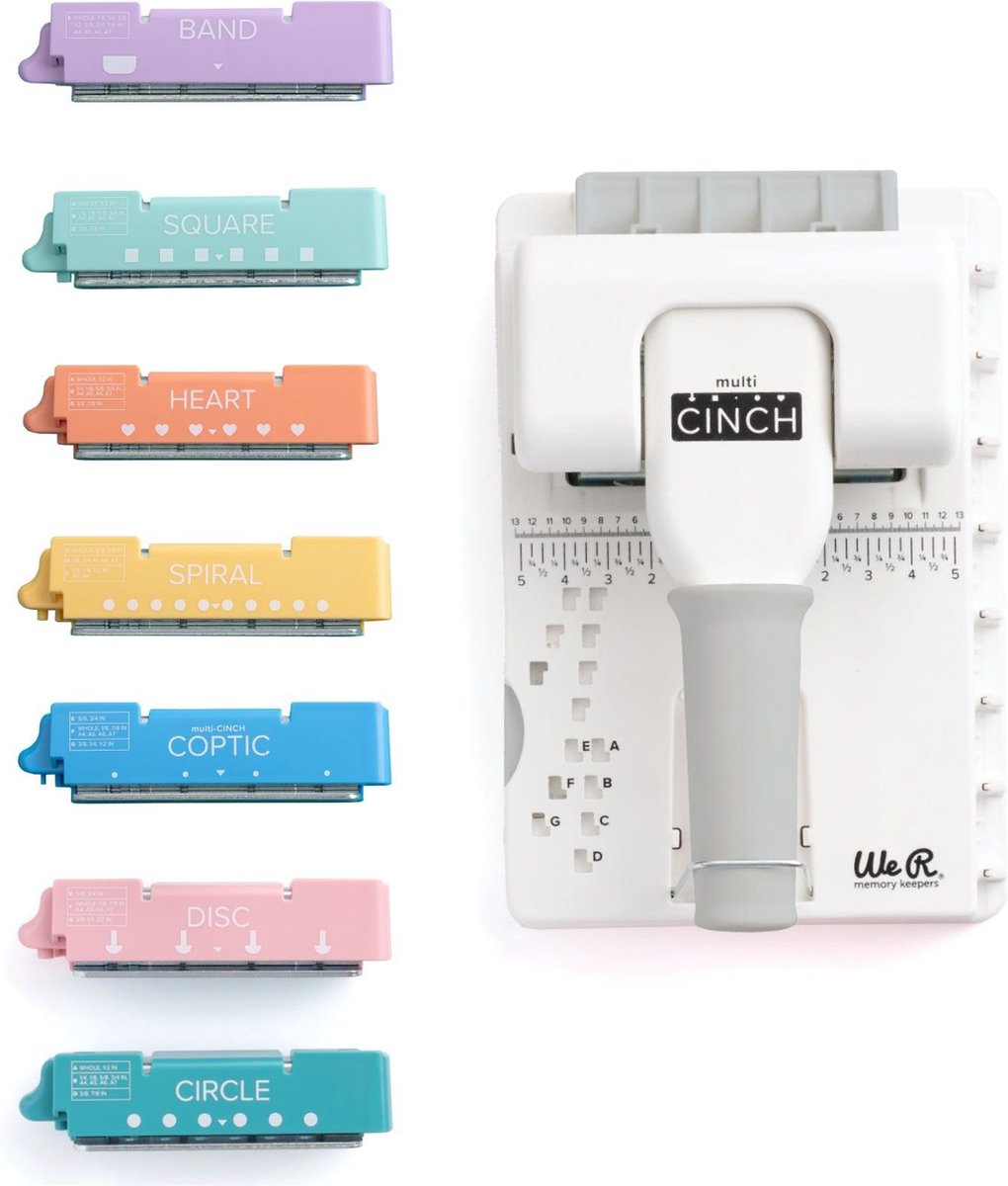 We R Makers Multi Cinch Bundle incl. Base and all Cartridges