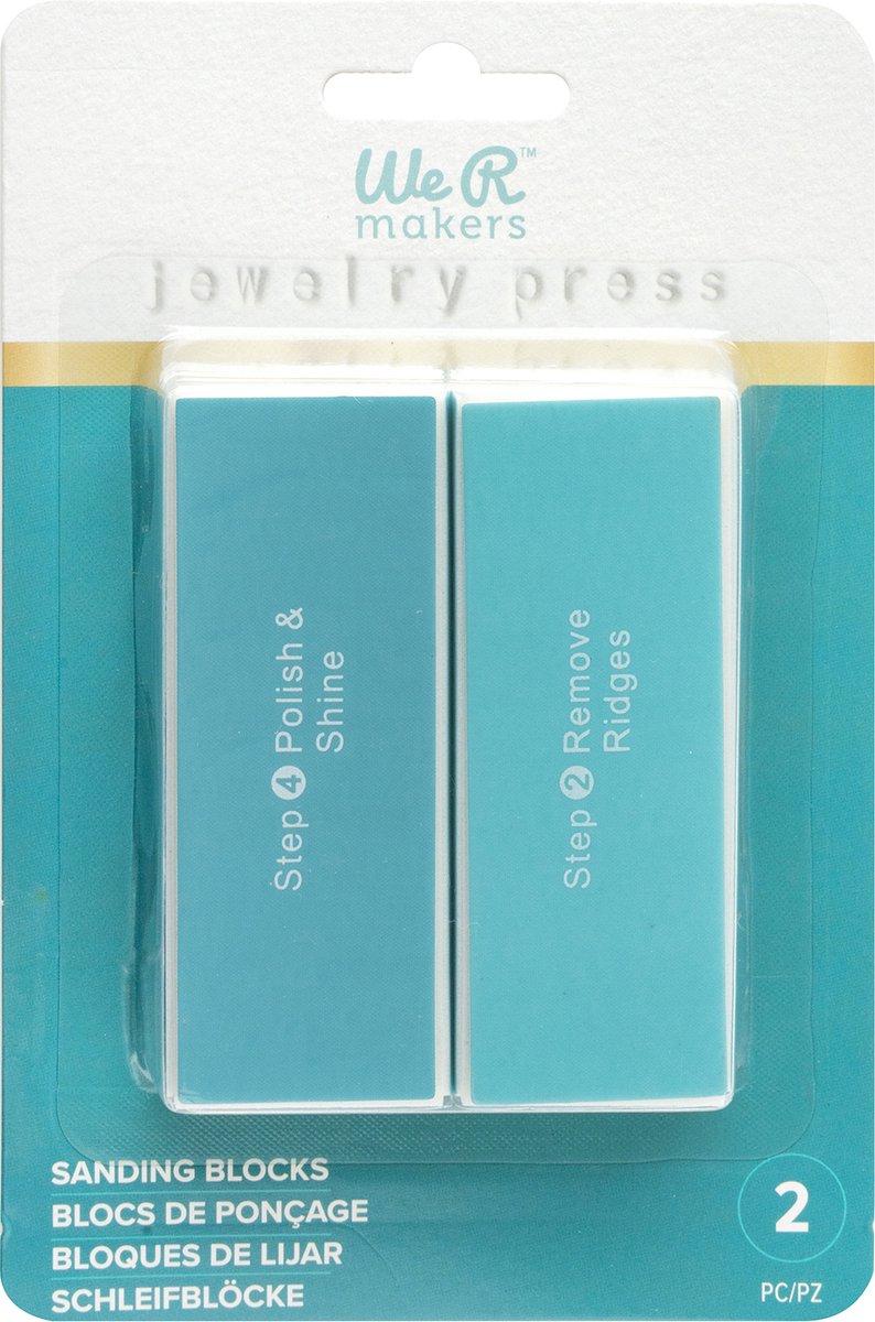 2 sanding blocks - jewelry press - We R