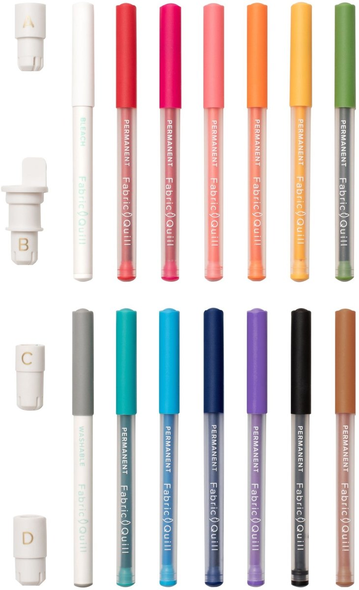 We R Memory Keepers • Quill Fabric All-In-One Kit 18 pcs