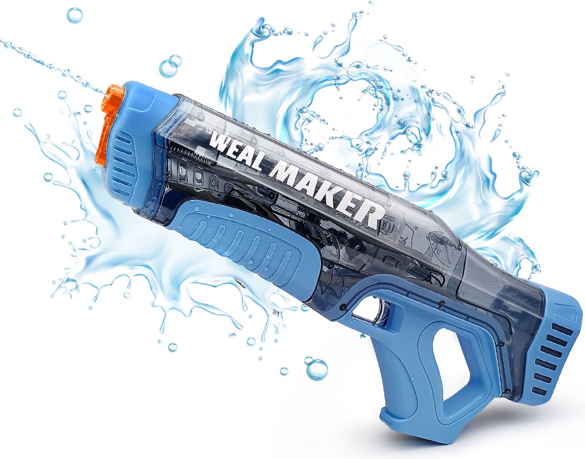Elektrisch   – Automatisch Vullen – Krachtig   voor Kinderen – Buitenspeelgoed & Waterpret – Waterspeelgoed voor Zwembad en Tuin - BLAUW