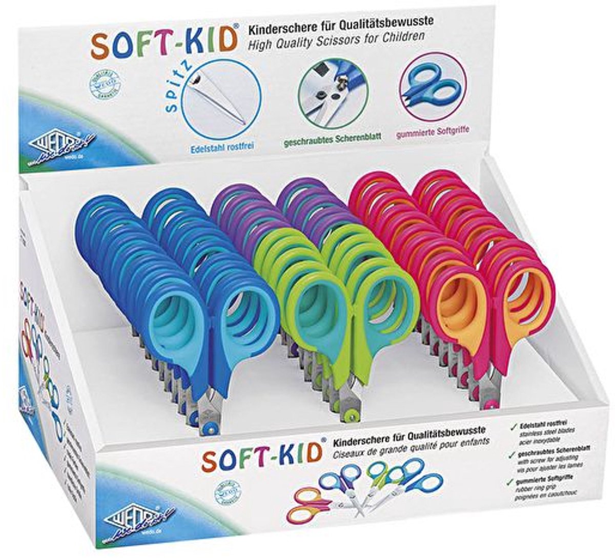 Creatieve kinderschaar, puntig, 115 mm