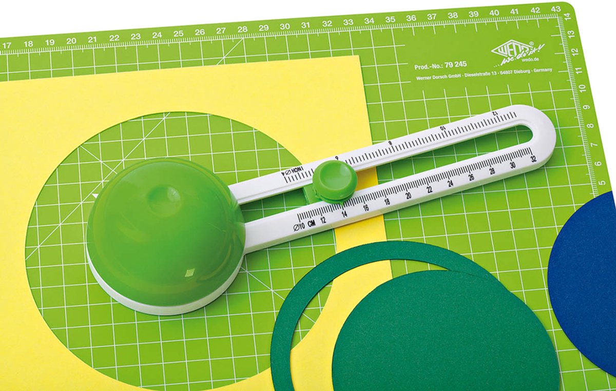 WEDO Cirkelmesje Comfortline, inclusief 3 reservemesjes