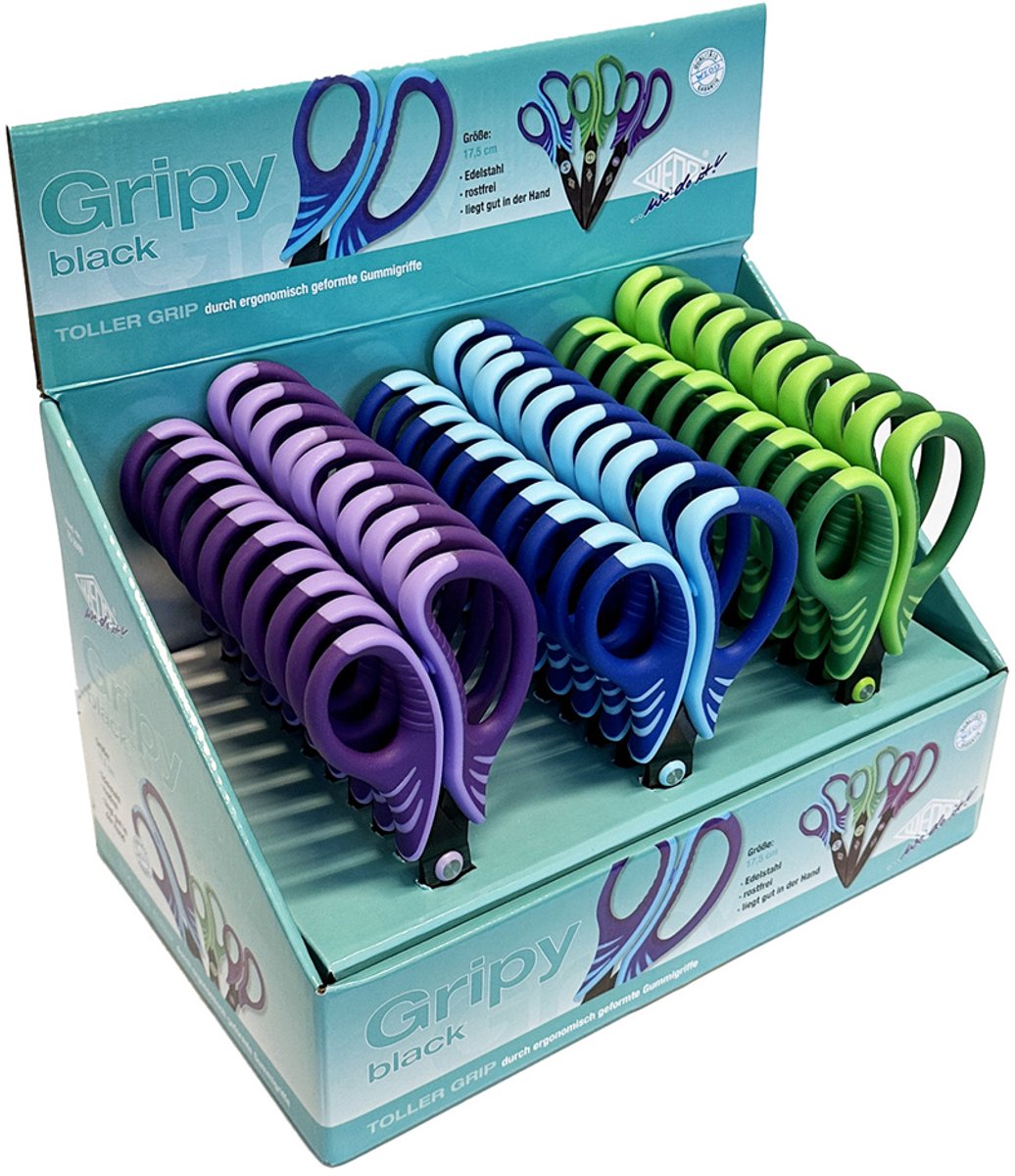 WEDO Knutselschaar Gripy, afgerond, Lengte: 130 mm