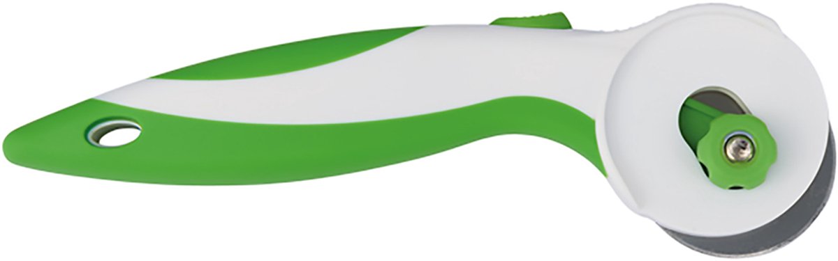 WEDO rolsnijmes Comfortline met klingbescherming, appelgroen/wit