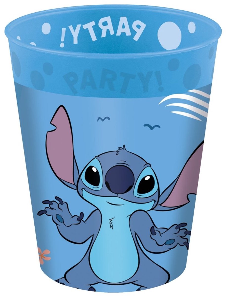 Stitch Bekers Herbruikbaar 250ml 4st- Feestjecreatief