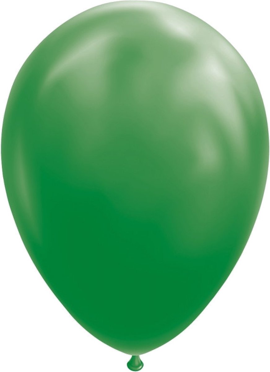 Wefiesta Ballonnen 30 Cm Latex Donkergroen 10 Stuks