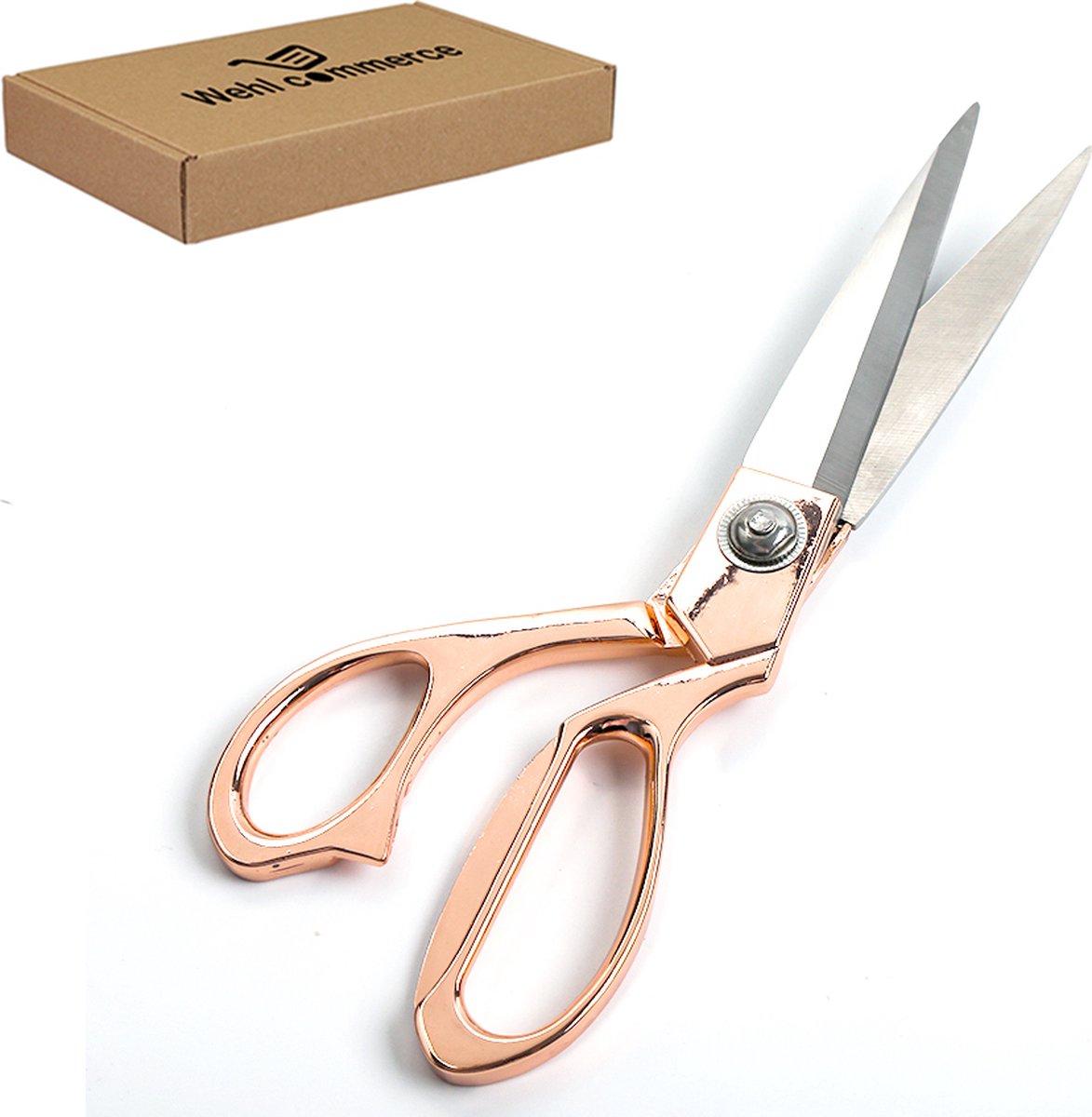 kartelschaar groot XL- Kartelschaar- textielschaar - stofschaar rechtshandig - Kleermakersschaar - kartelschaar stof