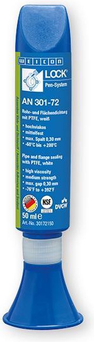 Weicon Pijp-en vlakkenafdichting (met PTFE) AN 301-72 50ml
