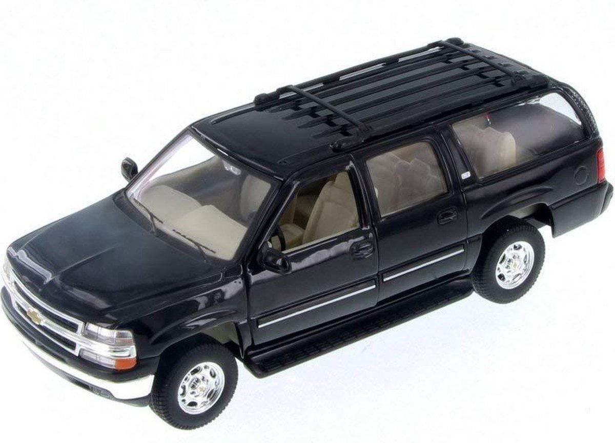 2001 Chevrolet Suburban Black – Welly 1:36