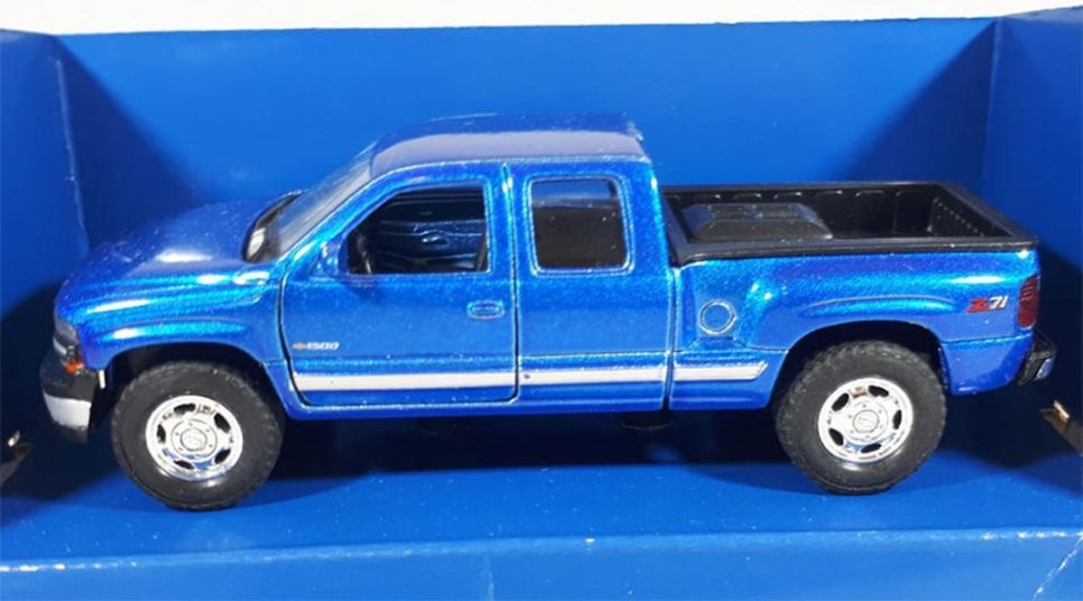 Chevrolet Silverado 1999 (Blauw) 1/32 Welly