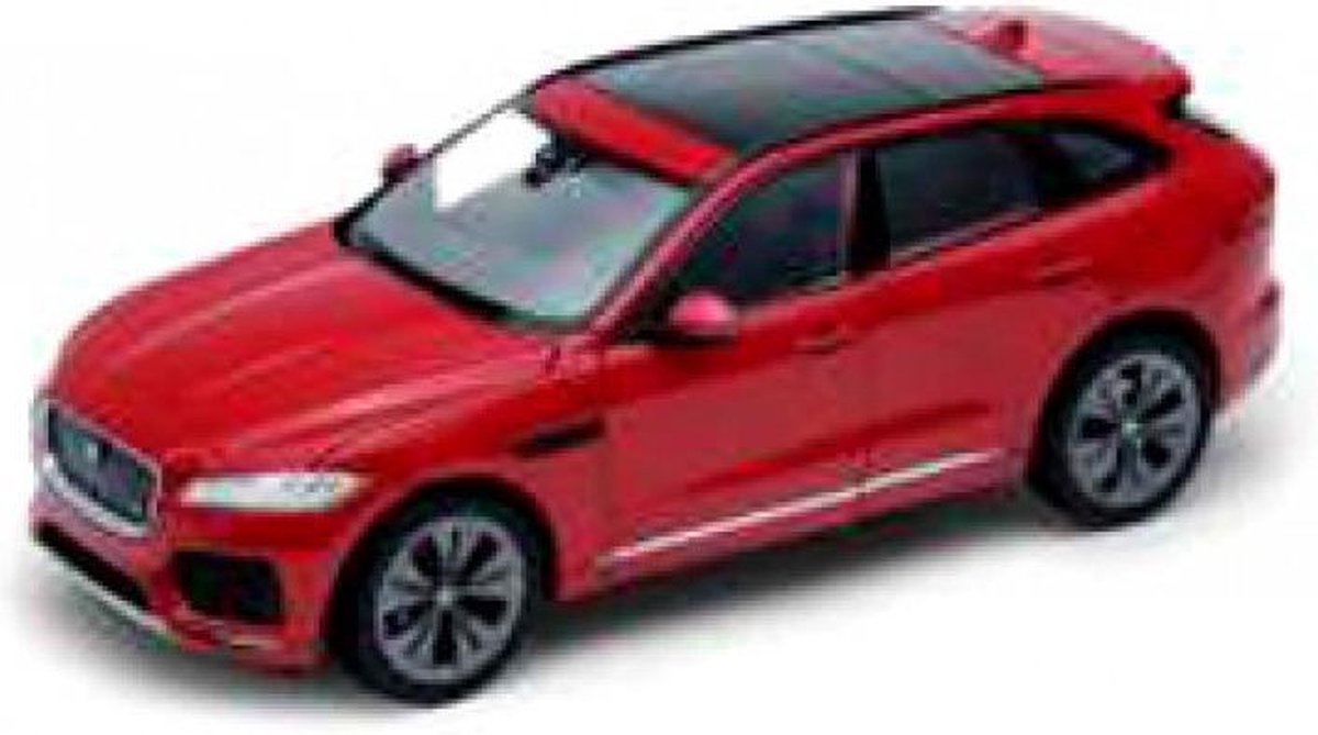 Modelauto Jaguar F-Pace SUV rood 20 x 8 x 7 cm - Schaal 1:24 - Speelgoedauto - Miniatuurauto