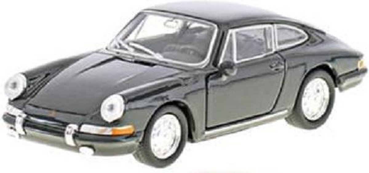 Welly Auto Porsche 911 Pull-back 1:24 Staal Grijs