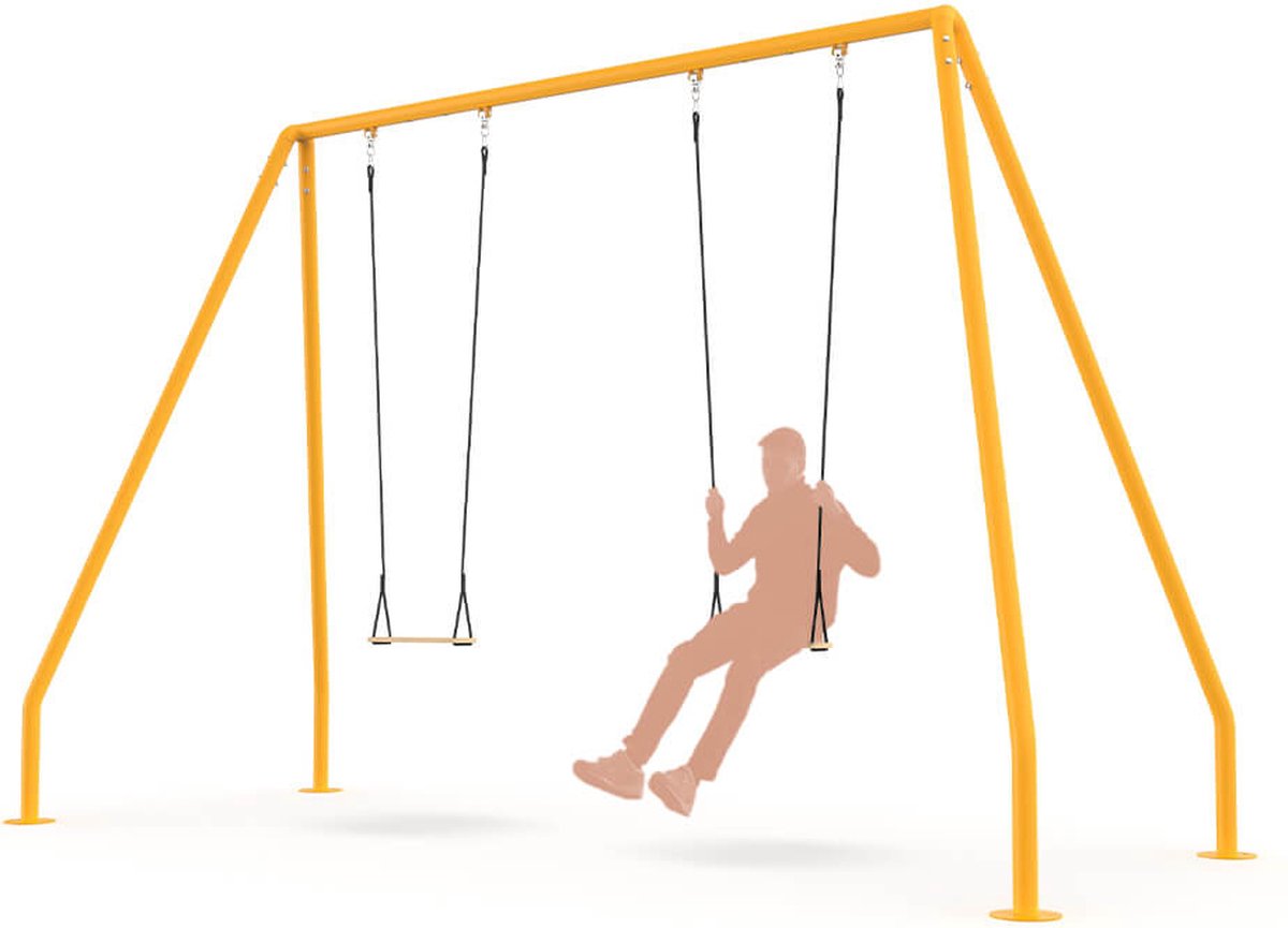 Weltevree - Serious Swing - Schommel incl. Ingebouwde Lampjes - Dag & Nacht Schommelen - Tuinschommel - Staal