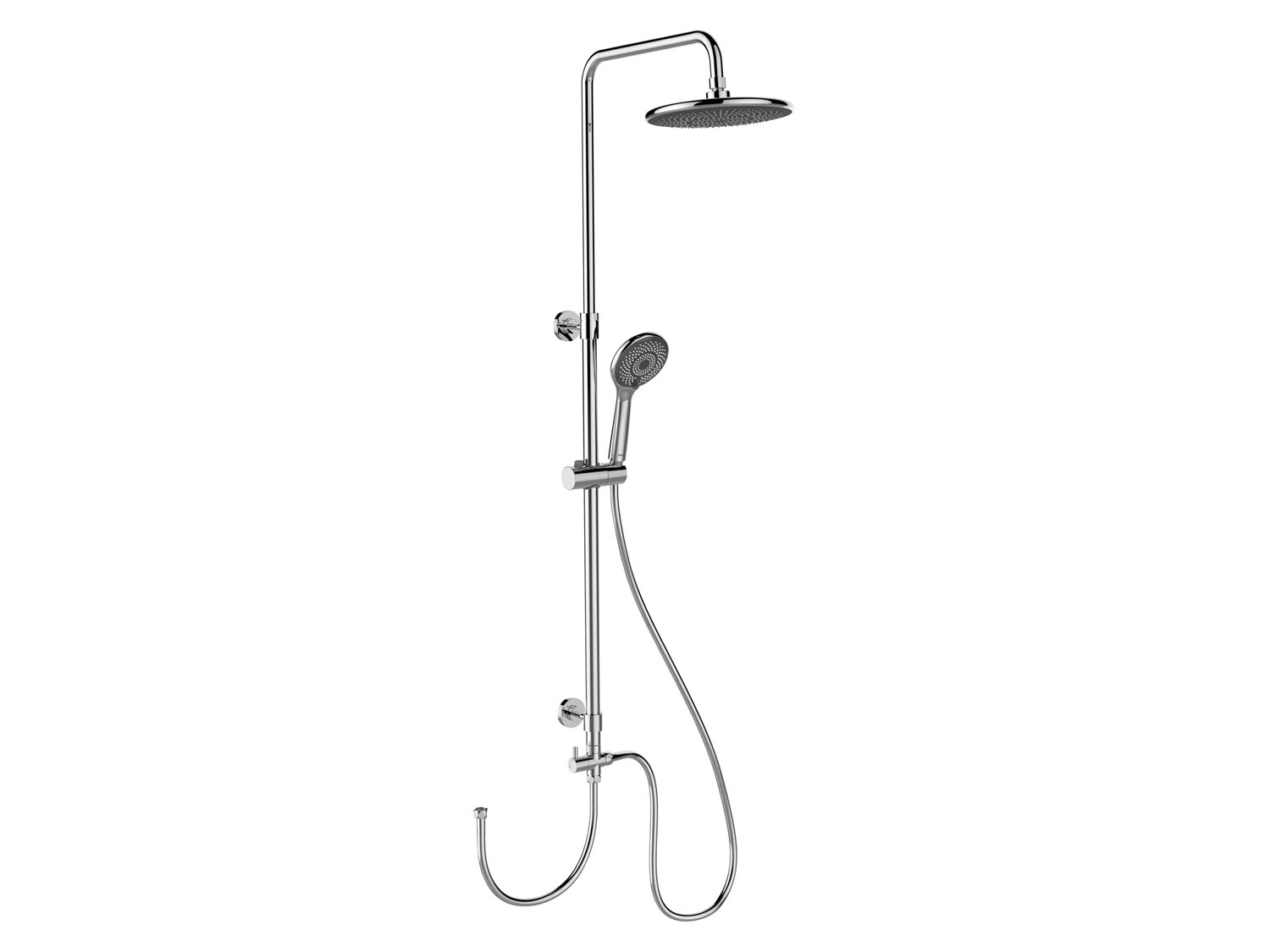 Wenko Doucheset Watersaving (Chroom)