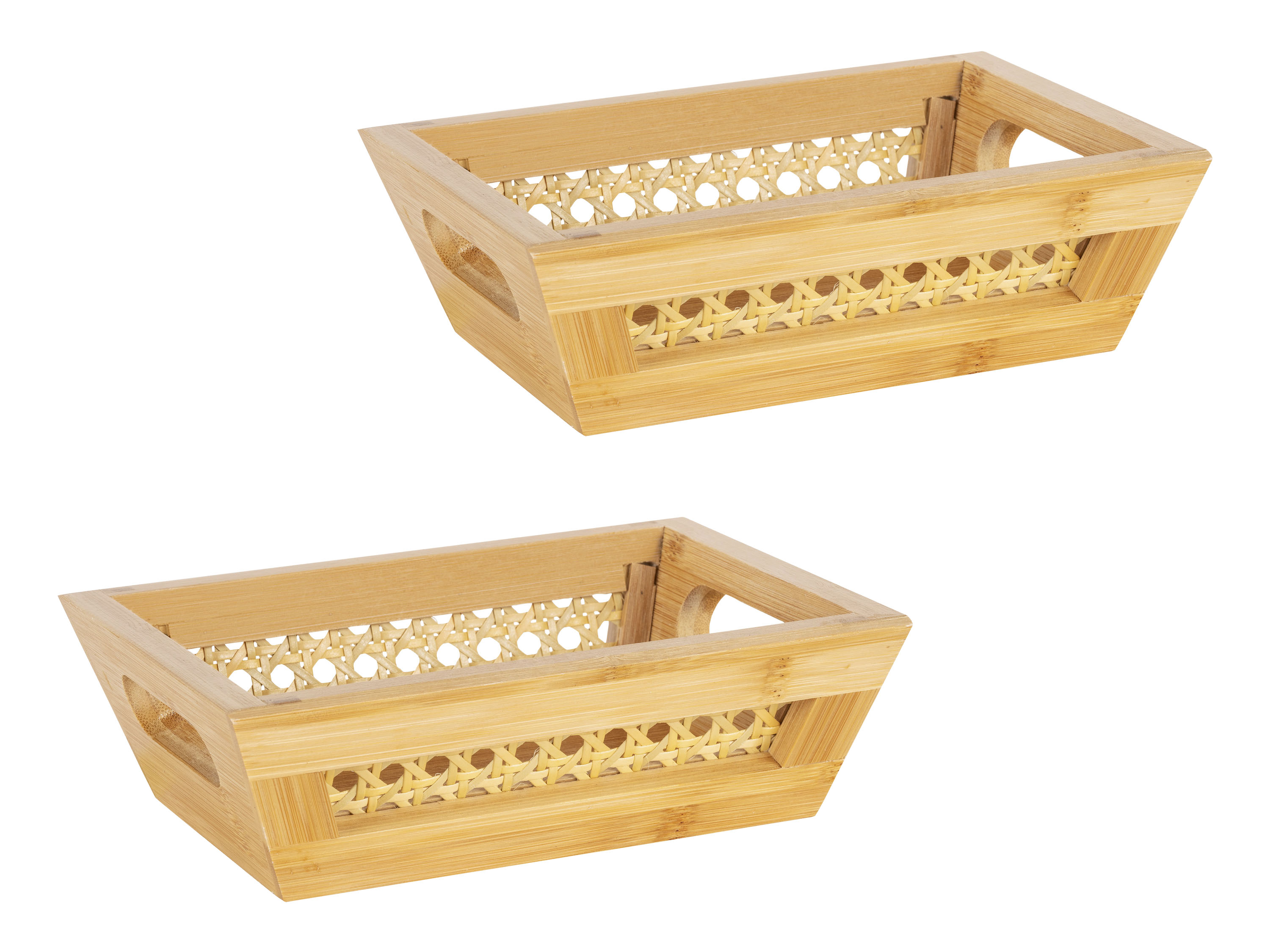 Wenko Opbergmand (Set van 2 manden S, naturel)