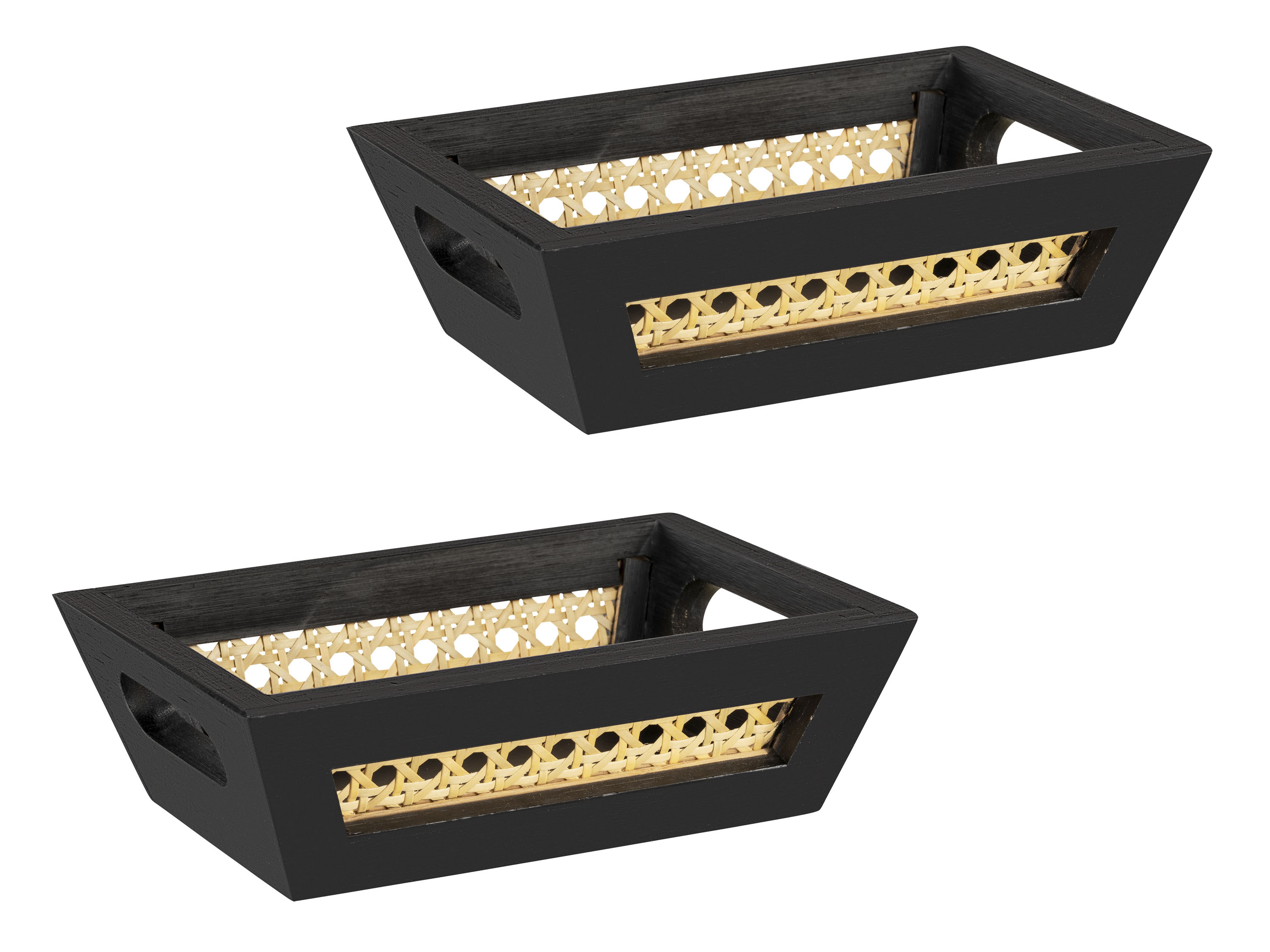 Wenko Opbergmand (Set van 2 manden S, zwart)