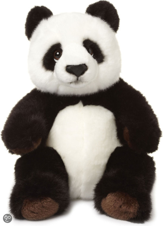 WWF Panda Zittend - Knuffel - 22 cm