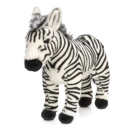 WWF Zebra Staand - Knuffel - 30 cm