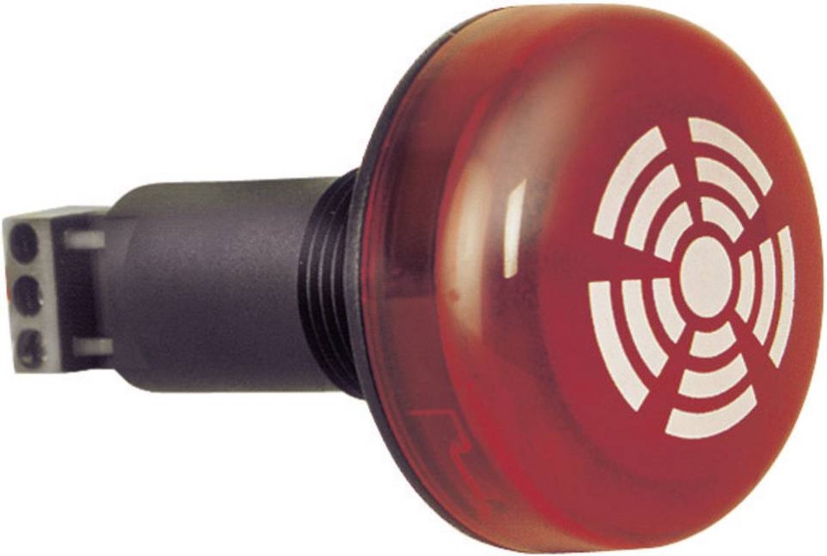   Combi-signaalgever LED 150.100.68 Rood Continulicht 230 V/AC 80 dB