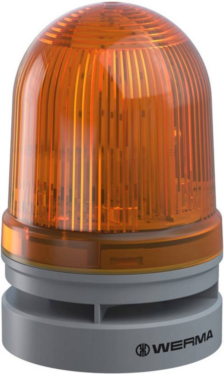 Werma Signaltechnik Signaallamp Midi TwinFLASH Combi 12/24VAC/DC YE 461.320.70 Geel 12 V/DC 110 dB