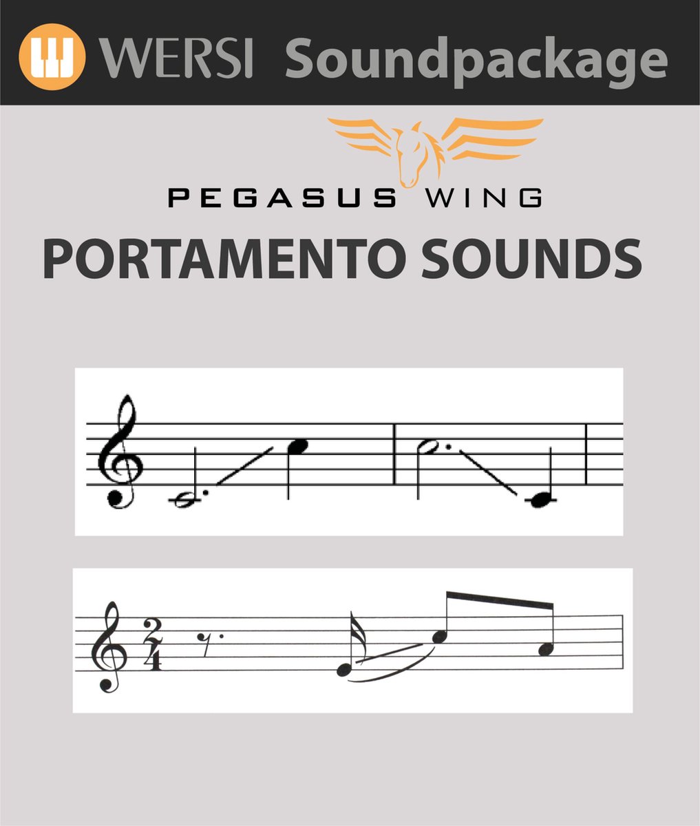 Wersi Portamento Paket 23 Sounds m. Portamento effect - Orgel software