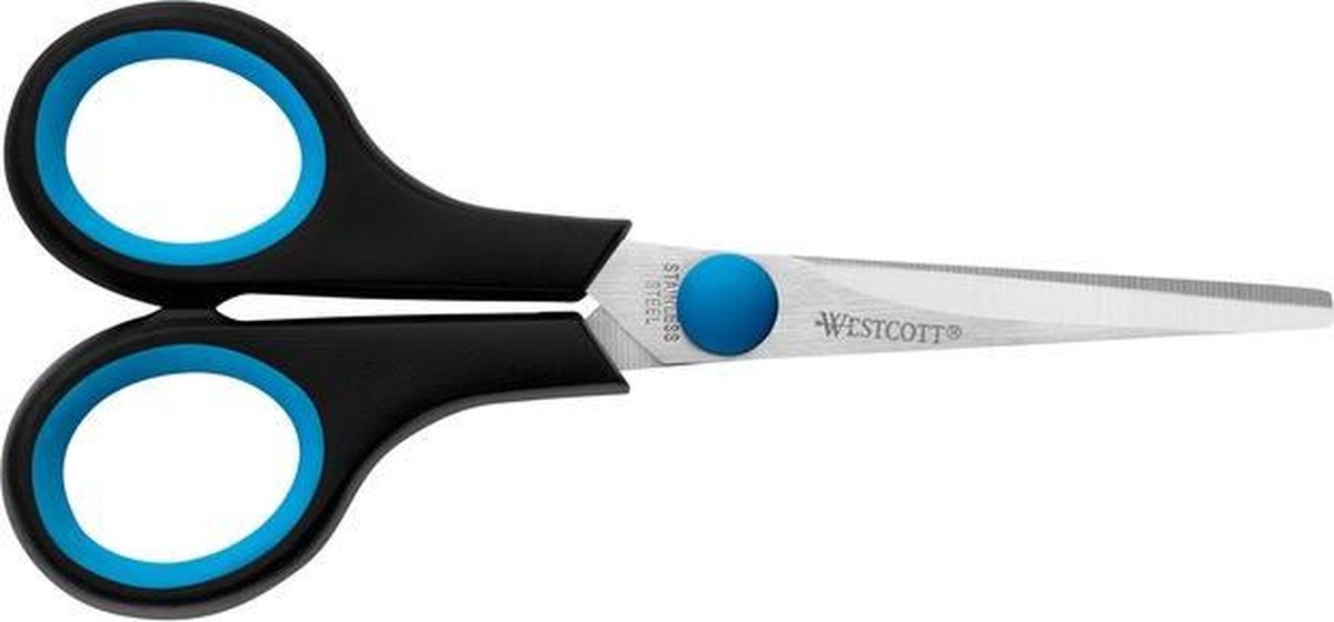 Westcott schaar - Easy Grip - RVS - soft grip - 14 cm - linkshandig -AC-E30252
