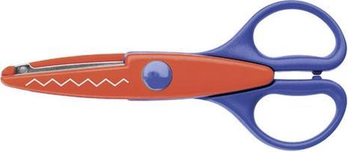 figuurschaar Westcott 14cm motief zigzag