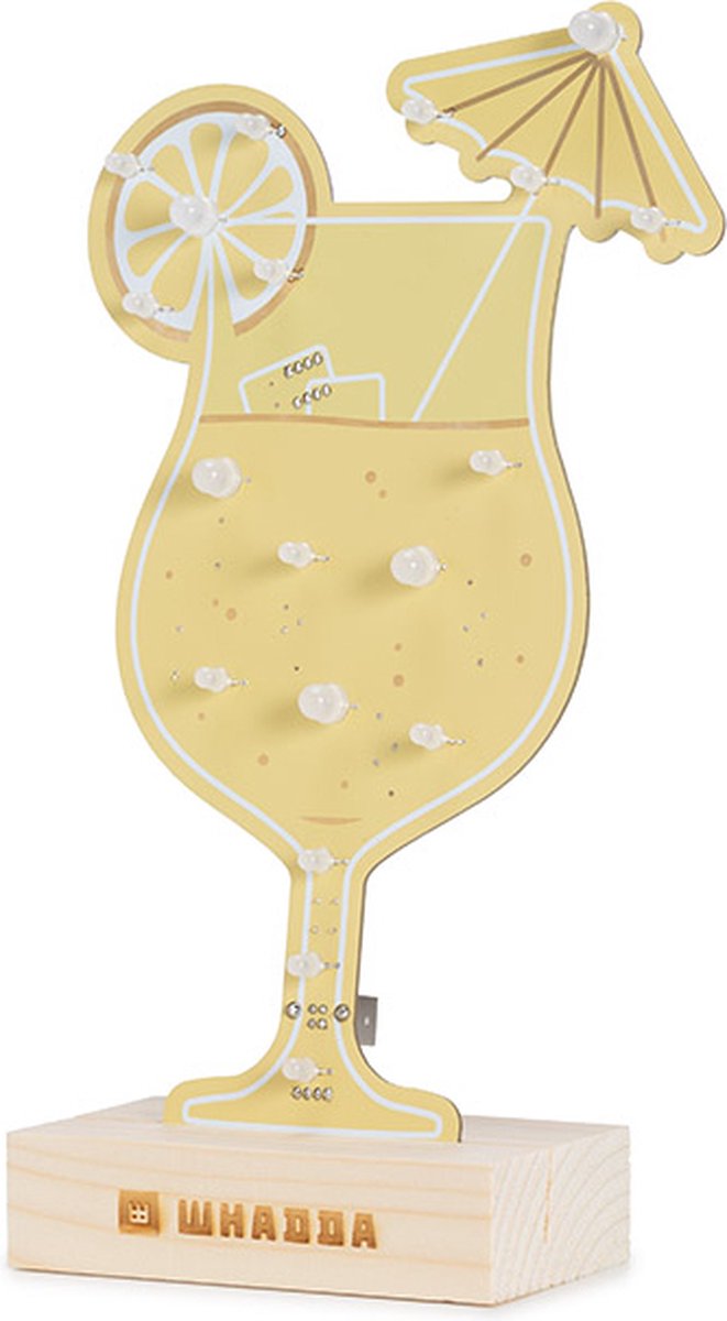 Whadda Cocktail XL Soldeerkit - Educatieve Soldeerkit Met LEDs - Leren Solderen - STEM Speelgoed - Educatief Speelgoed