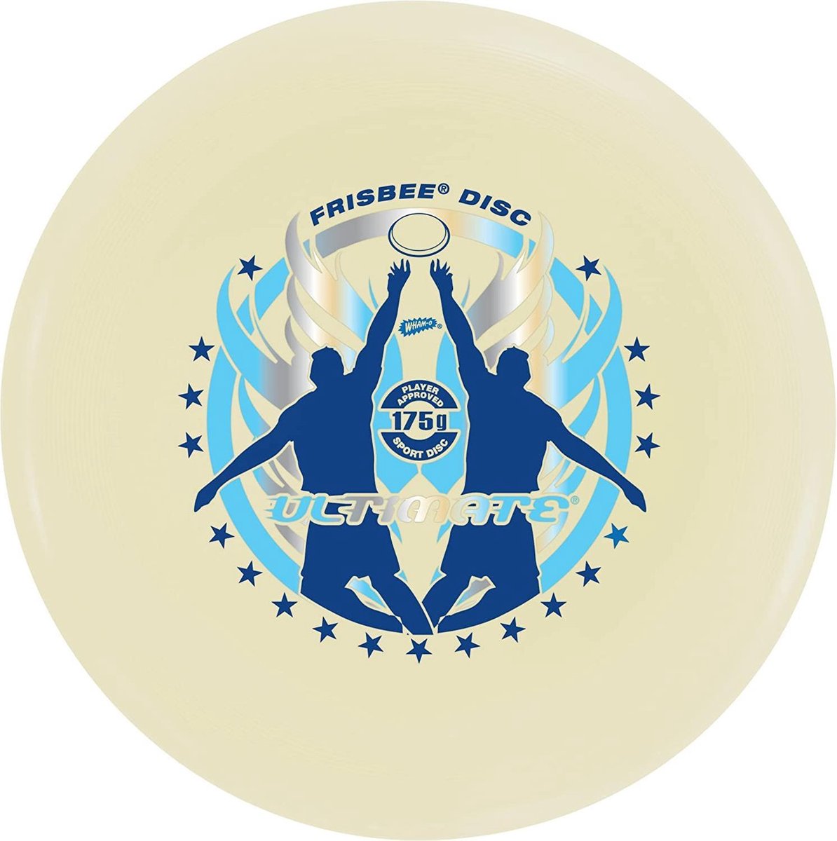 Wham - O Frisbee Ultimate  - 23,7cm - Crèmekleurig -  175g