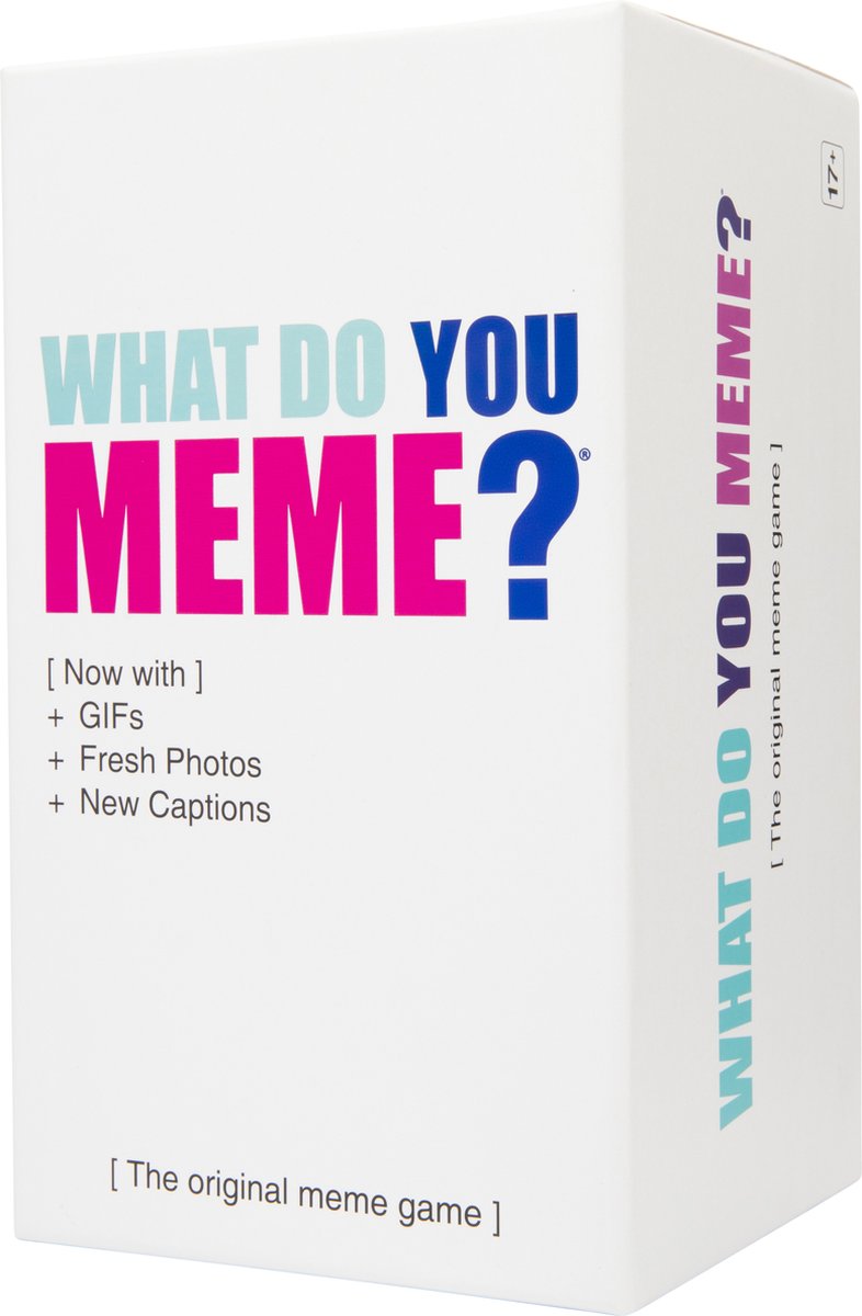 WHAT DO YOU MEME? Core Game (New Edition) Now Including GIFs & Refreshed Content by Relatable, The Game for Meme Lovers