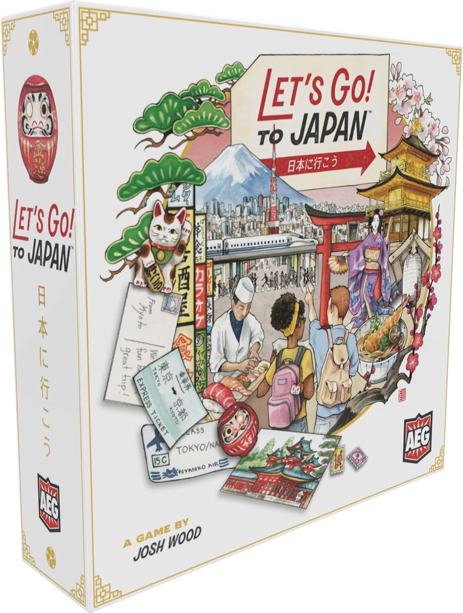 White Goblin Games - Lets go to Japan - Bordspel