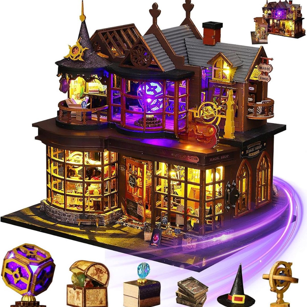 White-Label® Miniatuur Bouwpakket Volwassenen - Modelbouw - Bouwpakketten - Veelkleurig