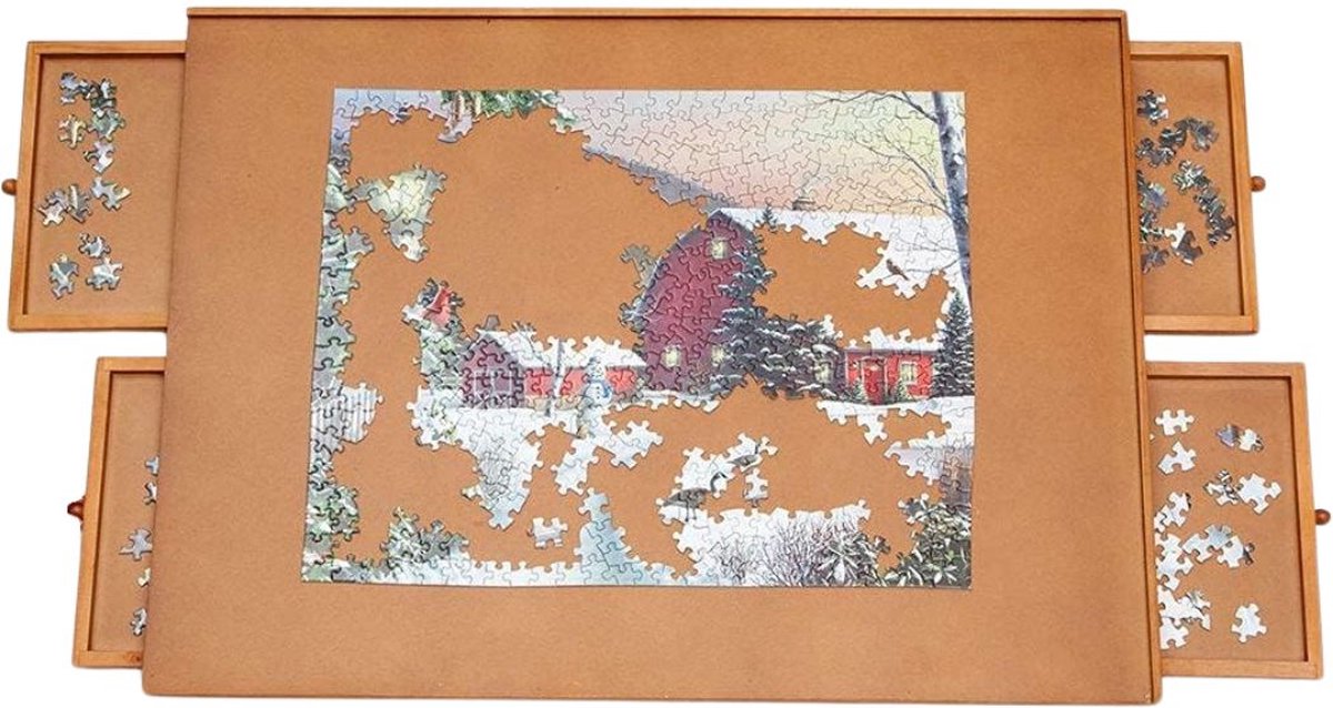   Puzzeltafel -   - Puzzelmap - Bruin