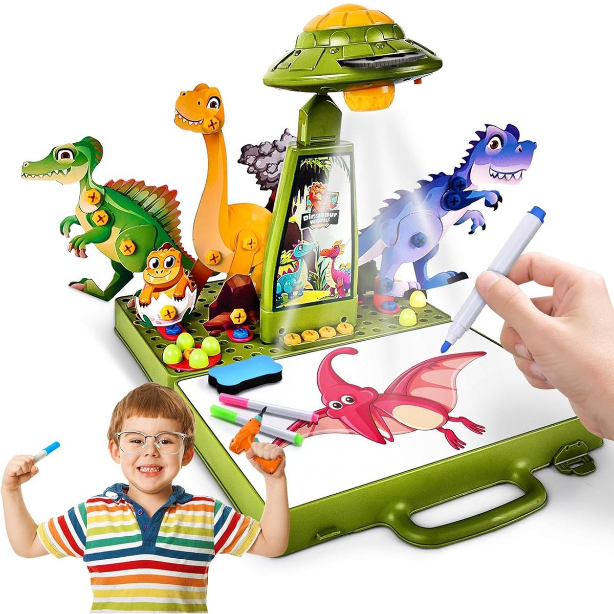   Tekenprojector Kinderen -Tekenmachine voor Volwassenen -   - Educatief Kinderspeelgoed