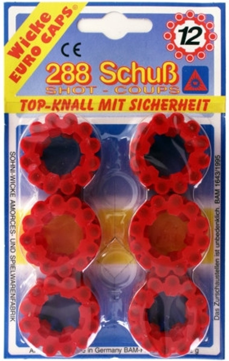 Klappertjes voor Pistool 12 Schots - 24x12