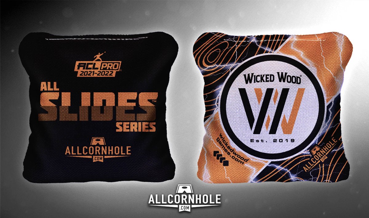 Wicked Wood Games - Pro Cornhole Zakjes - All-Slides - 1x4 - Oranje - ACL Pro