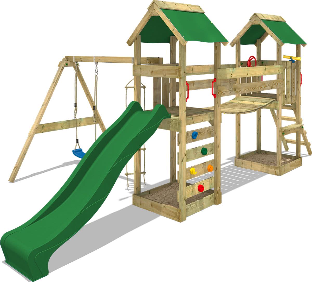 Kinder Speeltoestel WICKEY SunFlyer Groen