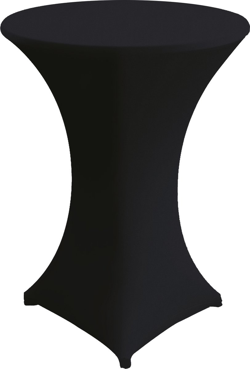 -Statafelrok-Statafelhoes 80x110cm zwart-Hoes geschikt voor horeca - Feestversiering- Evenementen-Cocktailparty