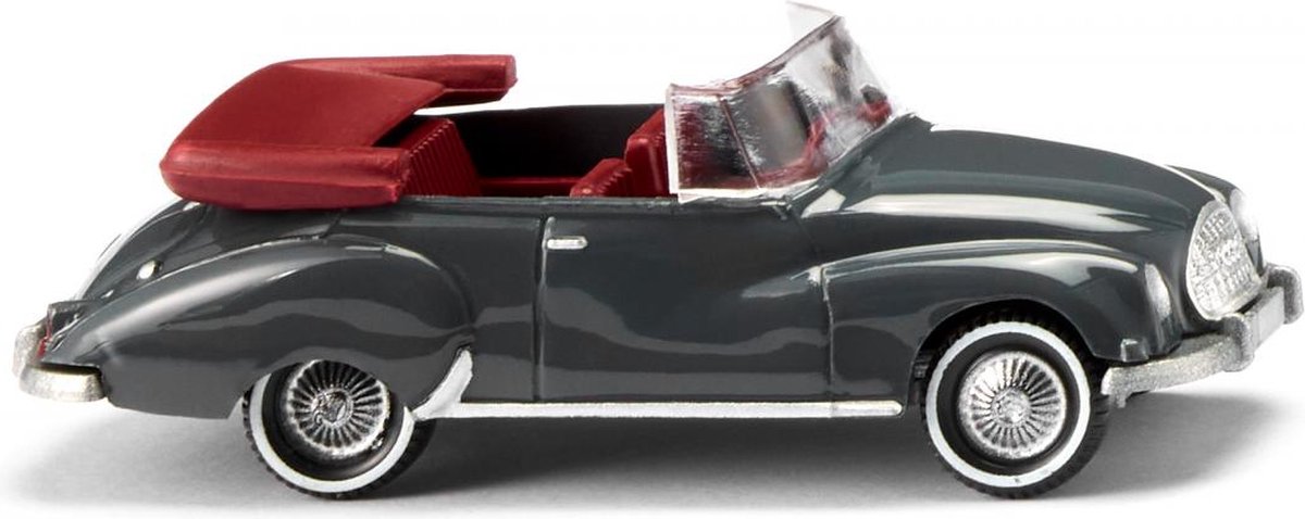Wiking 0125 03 H0 Auto DKW Cabrio - ijzergrijs