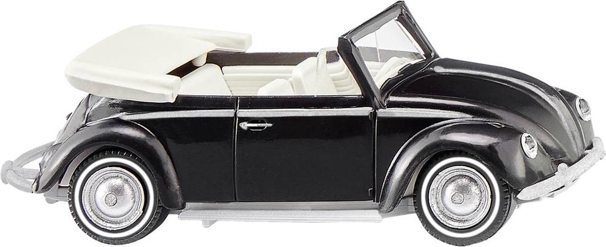 Wiking 0794 06 H0 Auto Volkswagen Kever 1200 Cabrio, zwart