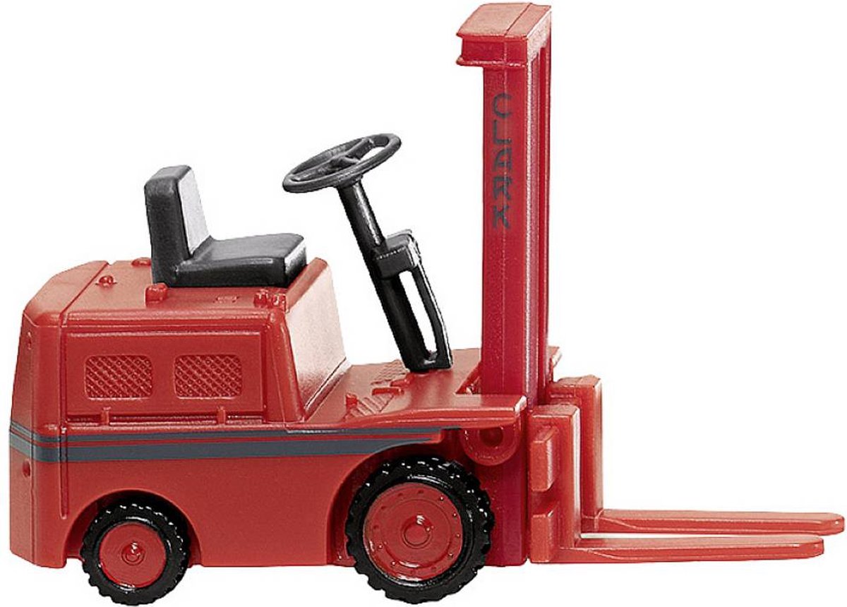 Wiking 117102 H0 Bouwvoertuig Vorkheftruck Clark - rood