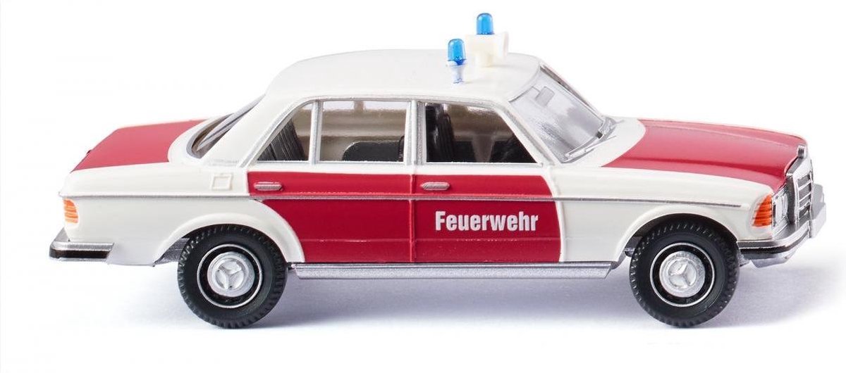Wiking Miniatuurauto Mercedes 240d 1:87 Wit/rood
