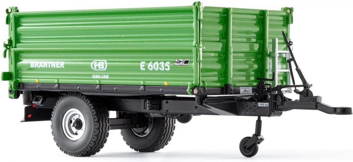 Wiking Miniatuurkipper Brantner E 6035 Die-cast Zink 1:32 Groen
