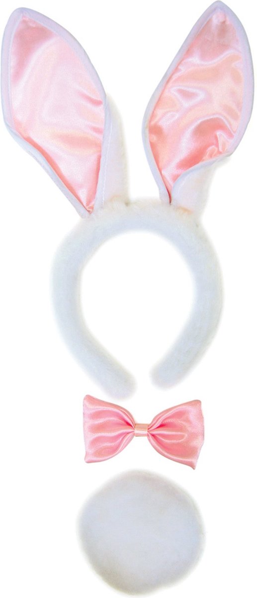 Bunny Set - Roze Wit