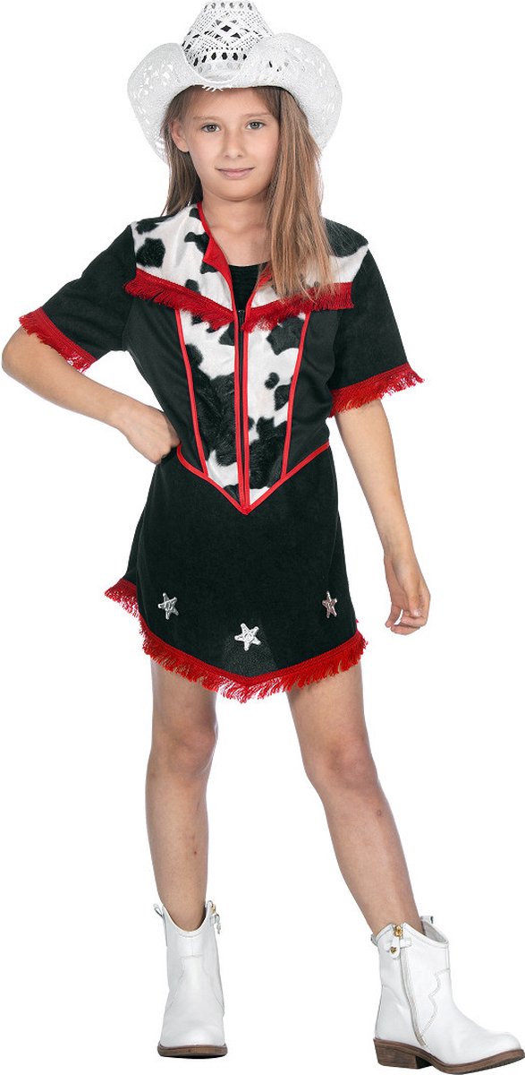 Cowgirl Jurkje Koe Kind - Maat 104