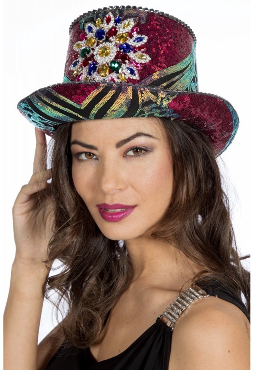 Hoge hoed Burning Man Flower