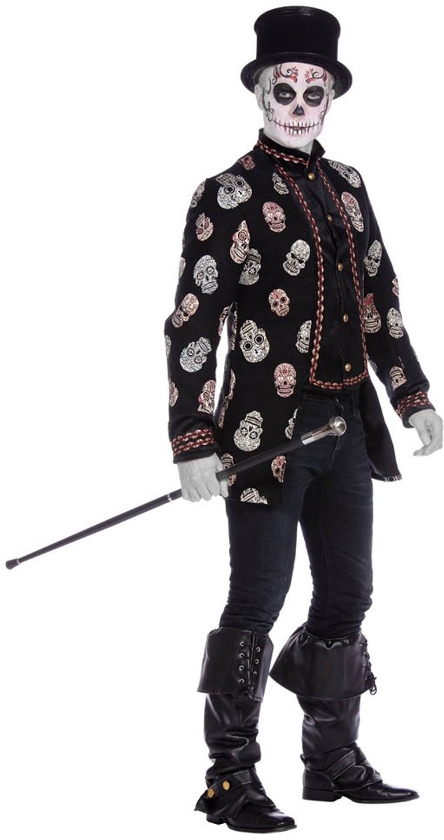 Jas - Day of the Dead Skull Heer - Maat L-52/54